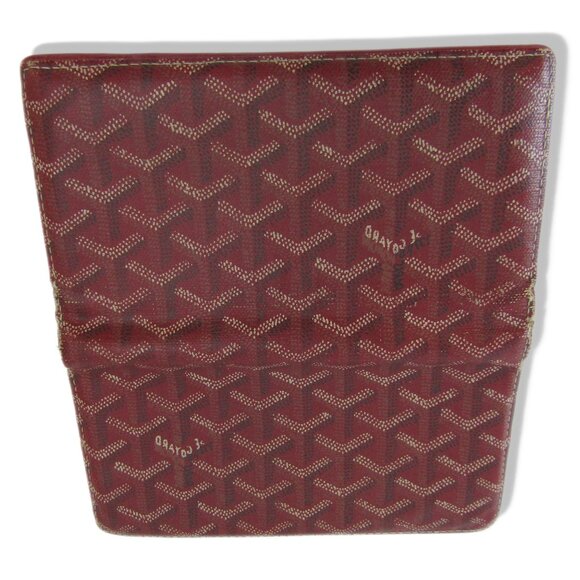 Authentic Vintage Goyard Richelieu Long Wallet - RARE Red - Hand Painted Era - Picture 1 of 16